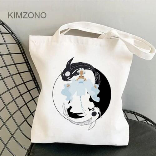 Avatar the Last Airbender shopping bag jute bag recycle bag bolsa canvas tote bag string sac cabas reciclaje cabas