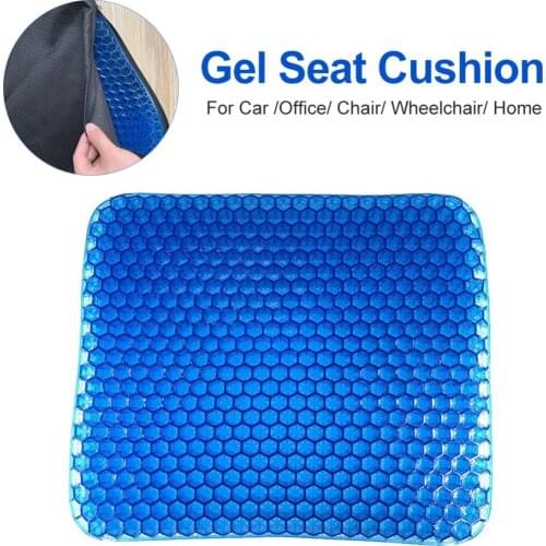 Comfort Orthopedic Chair Seat Cushion Gel Seat Cushion Honeycomb Non-Slip Home Office Seat Cushion for health care pain pad