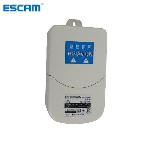 Waterproof Outdoor CCTV Power Supply DC 12V 2A Power Adapter Power Switch US EU UK for cctv camera