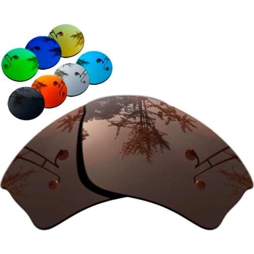 100% Precisely Cut Polarized Replacement Lenses for Half Jacket XLJ Sunglasses Brown Color- Choices