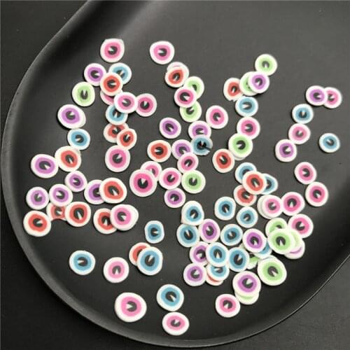 50g Color Eyes Polymer Clay Sprinkle For Kids Diy ,Soft Clay For Craft Clay/Nail Art/Scrapbook Decoration DIY,Filler