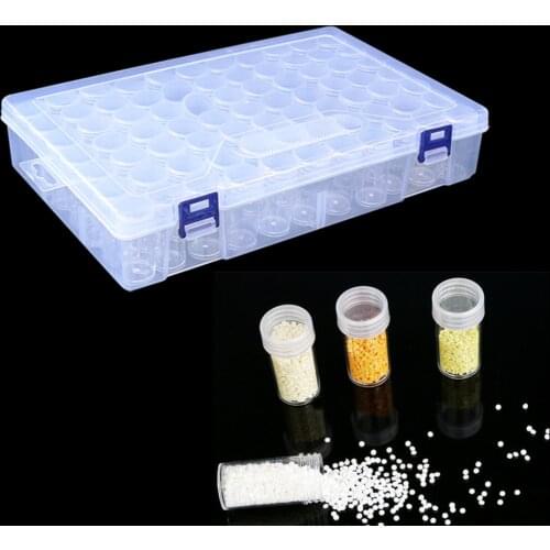 5d Diamond Painting Accessories Detachable Storage Container For Beads Seeds Drills with Individual Bottles Home Storage boxes