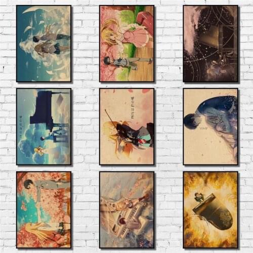 Full Diamond Embroidery Anime Your Lie In April Diamond Painting Diamond Inlaid Diamond Mosaic DIY Room Decoration