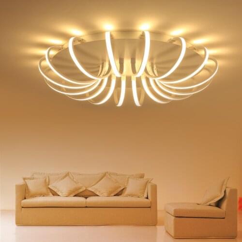 White/black High Power LED Ceiling chandelier For Living Room Bedroom Home Modern Led Chandelier Lamp Fixture