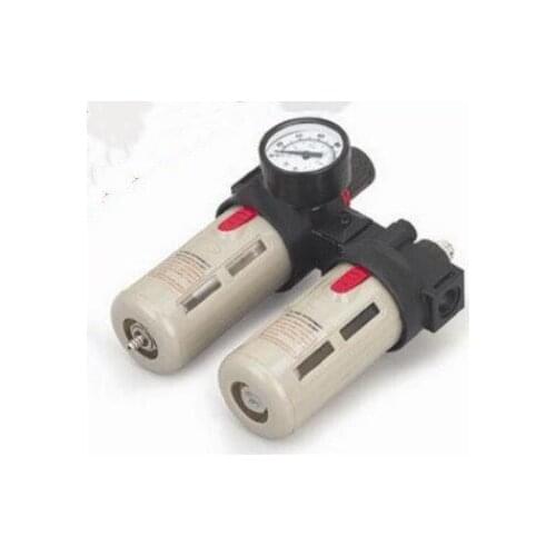 BFC3000 Free Shipping 3/8" Air Filter Regulator Combination Lubricator ,FRL Two Union Treatment ,BFR3000 + BL3000