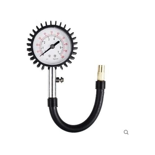 Tire pressure gauge tyre pressure monitor with tire exhaustion outgassing valve