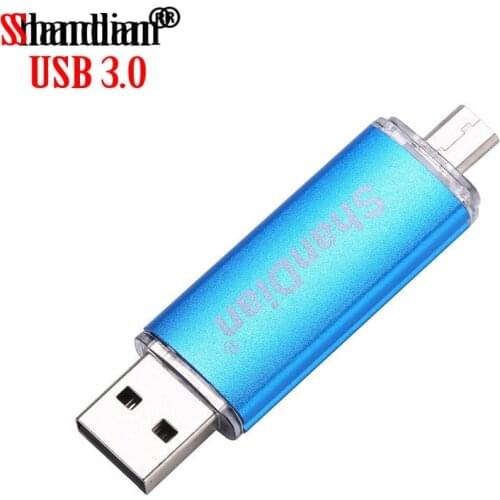 SHANDINA USB 3.0 Smart phone USB Flash drive OTG pendrive 4GB 8GB 16GB 32GB 64GB memory stick for Smart Phone pendriver