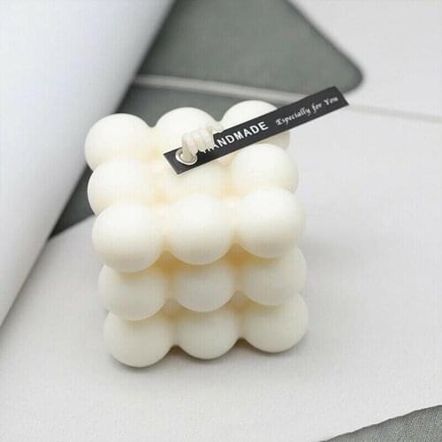 6 Cube Shape Cavities Silicone Mode For DIY Candy Chocolate Fondant Jelly Mould