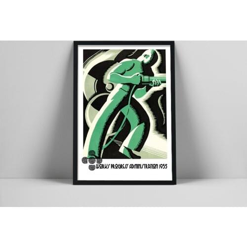 Worker Life Inspirational Posters and Prints Wall Art Pictures Canvas Painting for Living Room Office Hotel Public Decorative