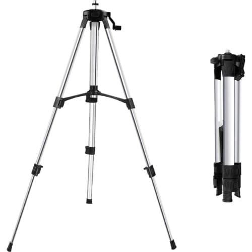 Metal Tripod 1.2/1.5M Laser Level Nivel Laser Tripod 3 Knots Adjustable 5/8" Interface Bracket With Adapter