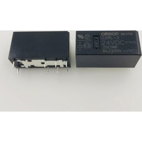 Original G2RL-2-24VDC 8A 250VAC relays