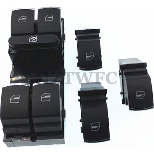 Free Shipping For VW Touran Tiguan Passat B6 B7 CC Golf MK5 MK6 Jetta Window Controller Switch 5ND959857 5ND959855
