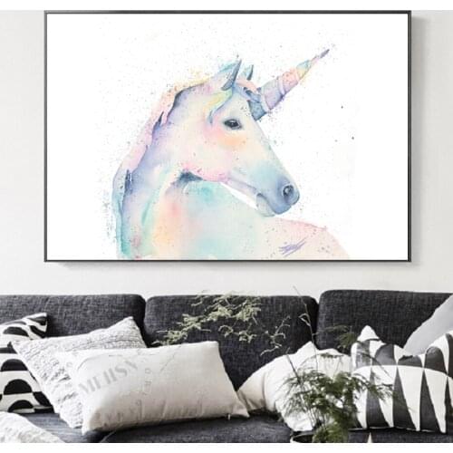 Lovely Water Color Animals Baby Penguin Wall Art Canvas Painting Posters Wall Prints Posters Best Gifts Kids Room Home Decor