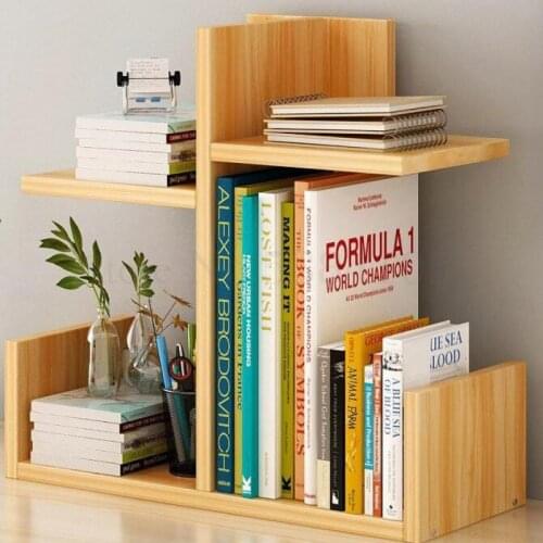 Simple Bookshelf Desktop Students Use Shelves On Their Desks To Accommodate Multi-storey Shelves And Mini-books W