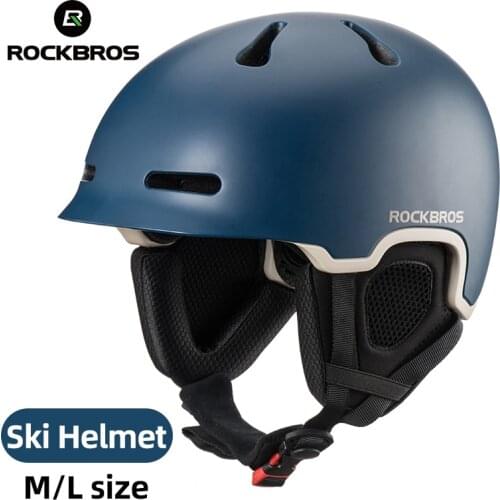 ROCKBROS Ski Helmet Integrally-molded Men Women Kid Safety Protect Helmet Thermal Ultralight Snowboard Helmets Accessories