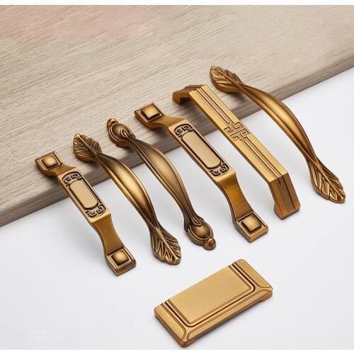 Cabinet Door Handle European Style Ancient Cupboard Wardrobe Drawer Pulls