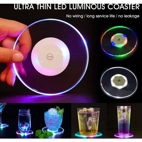 LED bar counter wine glass display light acrylic mug cup holder kitchen accessories home bar party atmosphere light