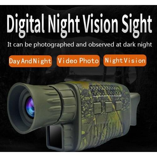 NV1000 Night Vision Device Infrared Optical Night Vision Monocular Device 5X Digital Zoom Photo Video 200M Dark Viewing Distance