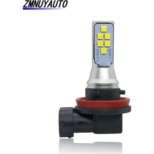 1400LM H8 H11 LED Auto Fog Light 12 3535SMD Car Daytime Running Light DRL Lamp Drving Bulb 12V 6000k White