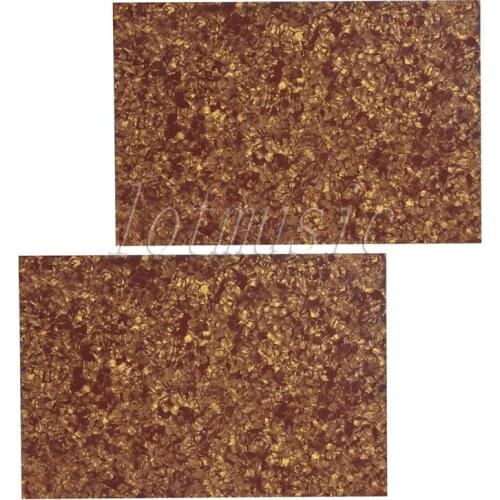 2Pcs Guitar Bass Pickguard Material Scratch Plate 3ply 43X29cm Body Project