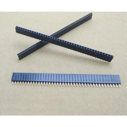 20PCS 40Pin 2.54mm Single Row Straight Female Pin Header Strip PBC