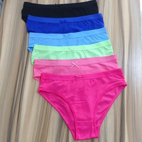 3 Pcs/Lot 2021 Hot Sale Solid Color Underwear Women Cotton Briefs Panties Sexy Lingerie Femme Low Waist Underpants For Female
