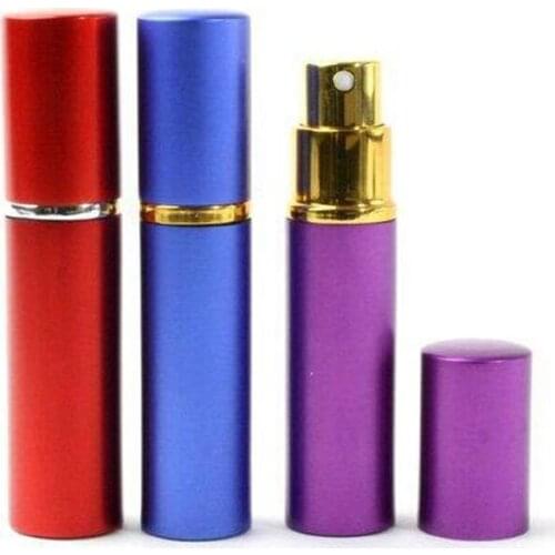 50pcs Makeup Beauty Mini Portable Spray Bottle Empty Perfume Bottles Colorful 5ml Refillable Perfume Atomizer Travel Accessories