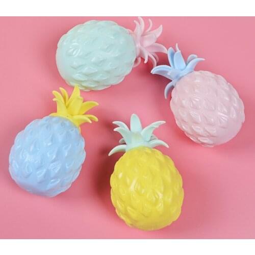 8cm Cute Pineapple Fidget Toys Kids Soft Stress Balls Decompression Toy Childrens Toys Office Pressure Release Antistress Toy