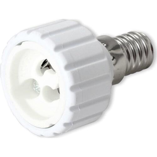 LED Light Bulb Adapter Converter Holder 1PCS E14 to GU10 Lamp Holder Converters Lamp Base Converters