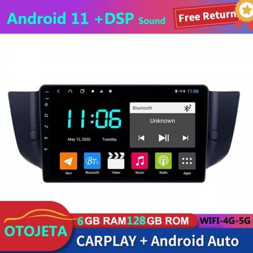 For MG 6 MG6 2011-2015 Car Radio Stereo GPS Navigator 6GB Ram 128GB Rom Autoradio 2Din Android 11 Bluetooth Multimedia Player