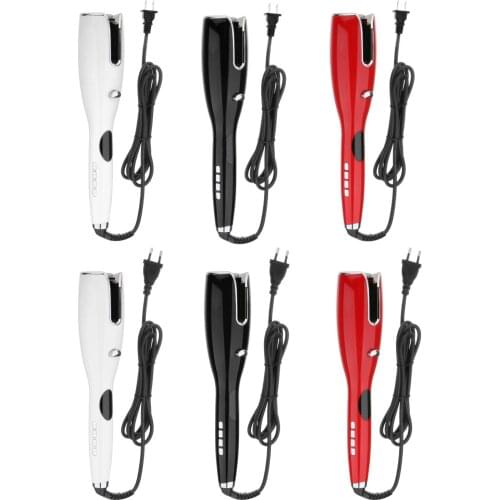 Curling Iron Automatic Hair Curler Ceramic Heater and LED Digital Mini Portable Curler Air Curling Wand Iron Quick Curls