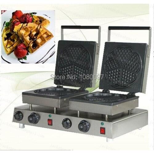 Heart shape double head Automatic waffle maker