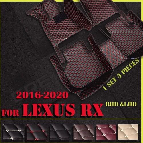 Car floor mats for LEXUS RX series 300 450h 5 seat 2016 2017 2018 2019 2020 Custom auto foot Pads automobile carpet cover
