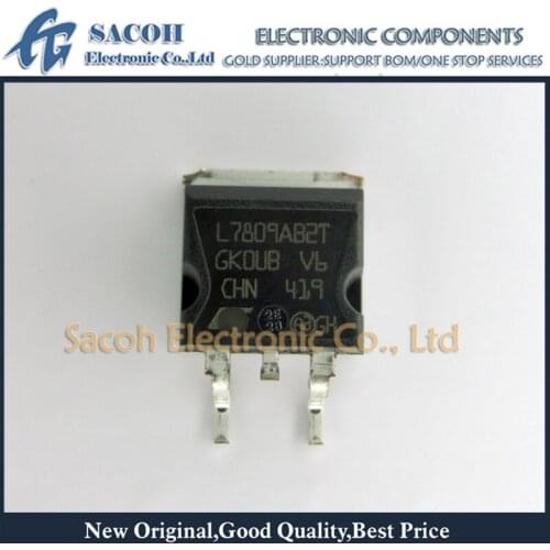 Free Shipping 10Pcs L7809ABD2T-TR L7809ABD2T L7809AB2T L7809BD2T TO-263 Precision 1A 9V regulators