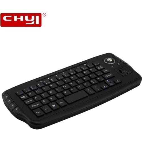 CHYI 2.4G Mini Wireless Keyboard And Mouse Combo Air Mouse Trackball Handheld Gaming Keypads For Android Smart TV Box PC Laptop