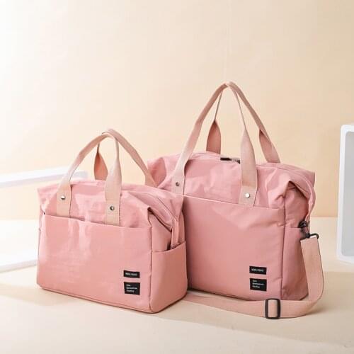 Large Capacity Travel Bag Womens Hand Luggage Bags Nylon Mens Short-Distance Sports Traveling Duffels Custom Fitness Handbags