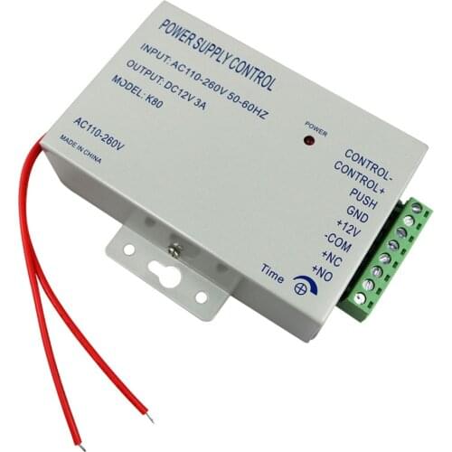 DC 12V New Door Access Control system Switch Power Supply 3A/AC 110~240V