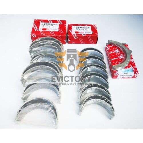 For HINO J08E J08ET J08E-T crankshaft connecting rod bearing + full gasekt kit