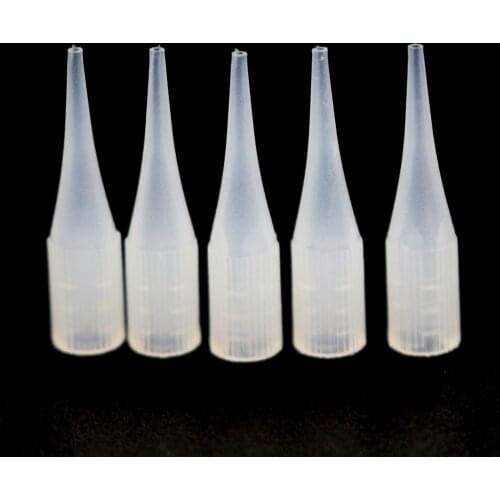 Fresshipping 200Pcs/Lot Permanent Makeup 1RL French Tattoo Machine Tips Permanent Makeup Giant Sun Machine Tattoo Needle Caps