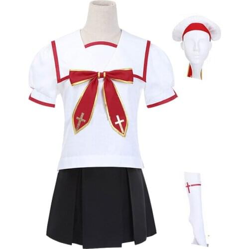 Fate/Grand Order Fate/kaleid liner Prisma Illya Caster Illyasviel von Einzbern Casual Outfit Dress Cosplay Costume