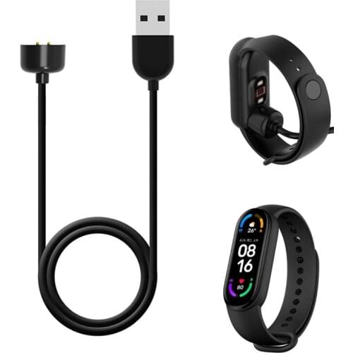 Magnetic USB Charging Cable Cord Dock Fast Charger Adapter For Xiaomi Mi Smart Band 6 Mi Band6 Smartband Wristband Accessory