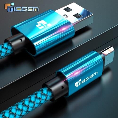 Micro USB Cable 2A 1m Fast Charging Nylon USB Sync Data Mobile Phone Android Adapter Charger Cable for Samsung Sony HTC LG Cable