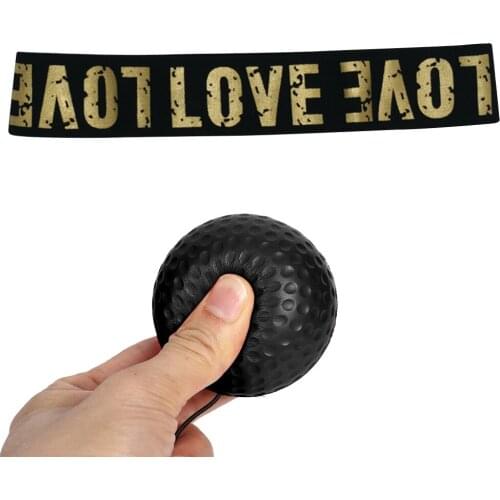 Force Hand Eye Training Set Exercise PU Boxing Reflex Speed Punch Ball Elastic Head Band Set Gym Exercise Equipment