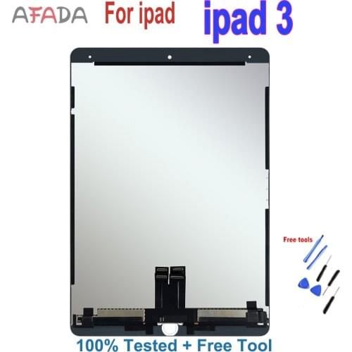 Original LCD For Ipad 3 LCD Display Touch Screen Digitizer Assembly A1416 A1430 A1403 Ipad3 Screen Replacement