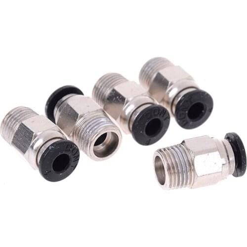 Pneumatic Connectors PC4-01 Remote For V6 J-head Bowden 1.75mm PTFE Tube 3D Printer Parts Quick Coupler Fittings Hotend Part