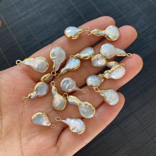 1pcs Wholesale Multicolor Irregular Shape Pendant Freshwater Pearls for Jewelry Making DIY Handmade Accessories Bead Decoration