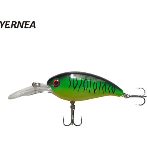 Yernea 1Pcs 10cm 15g Big Wobbler Fishing Lures Sea Trolling Minnow Artificial Bait Lifelike Carp Fishing Lure Pesca Crankbait