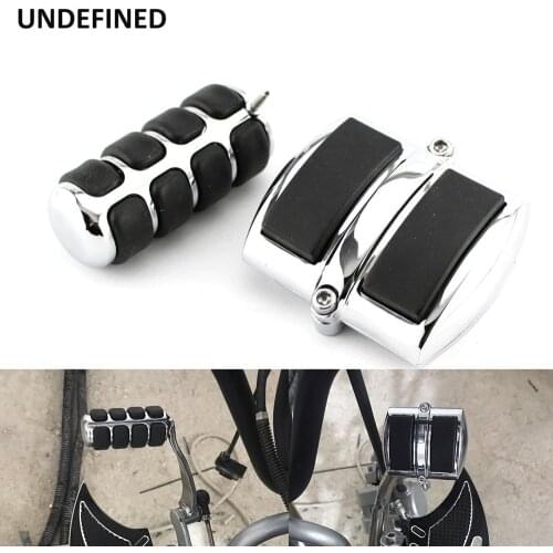 Motorcycle Gear Shift Lever Brake Shifter Pegs Pedal Cover for Yamaha V-Star 650 2001-2010 Classic 950 1100 1300 Chrome Black
