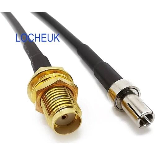 TS9 Male Plug to SMA Female Jack Bulkhead Antenna Pigtail RG174 Cable for 3G 4G LTE WiFi Wirelss Router Mobile Hotspot