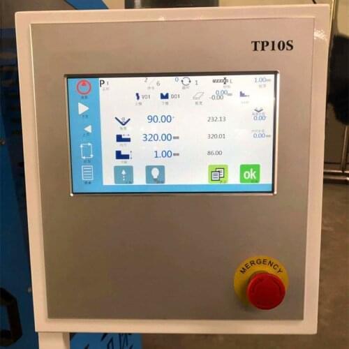 NC TP10S System Double Servo Electric Hydraulic For Press Brake Bending Machine